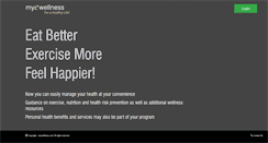 Desktop Screenshot of myewellness.com