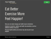 Tablet Screenshot of myewellness.com